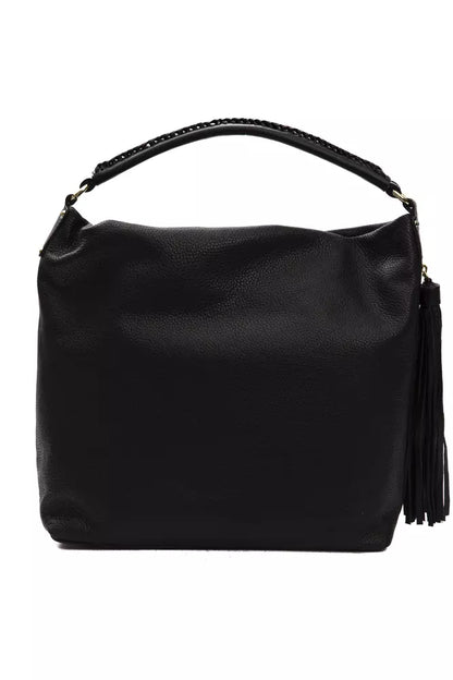  - Black Leather Women Shoulder Bag