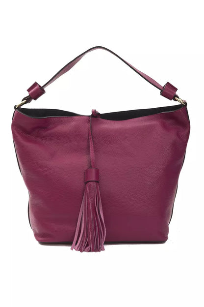  - Burgundy Leather Women Shoulder Bag