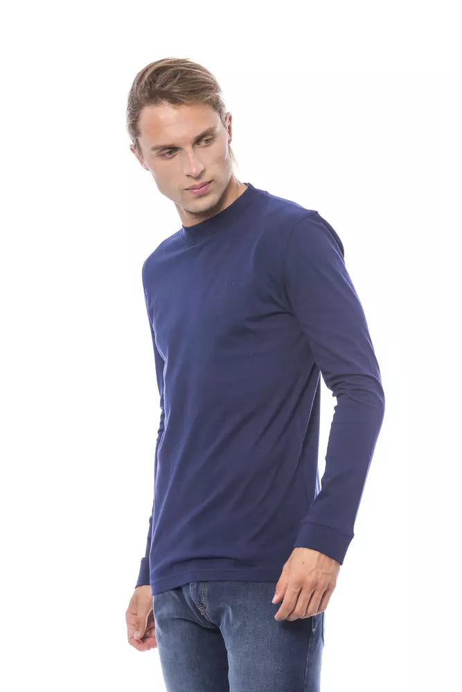  - Blue Cotton Men Sweater