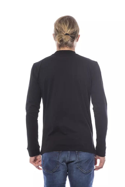  - Black Cotton Men Sweater