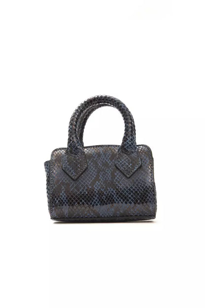  - Blue Leather Women Handbag