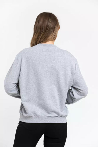  - Gray Cotton Women Sweater