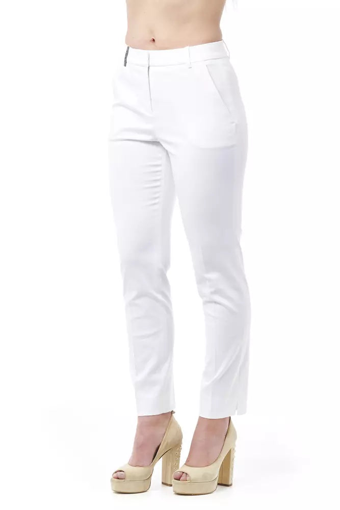  - Chic High Waist Cigarette Leg Trousers