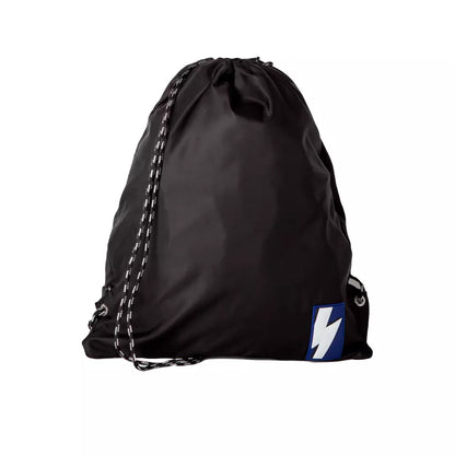  - Black Nylon Men Backpack