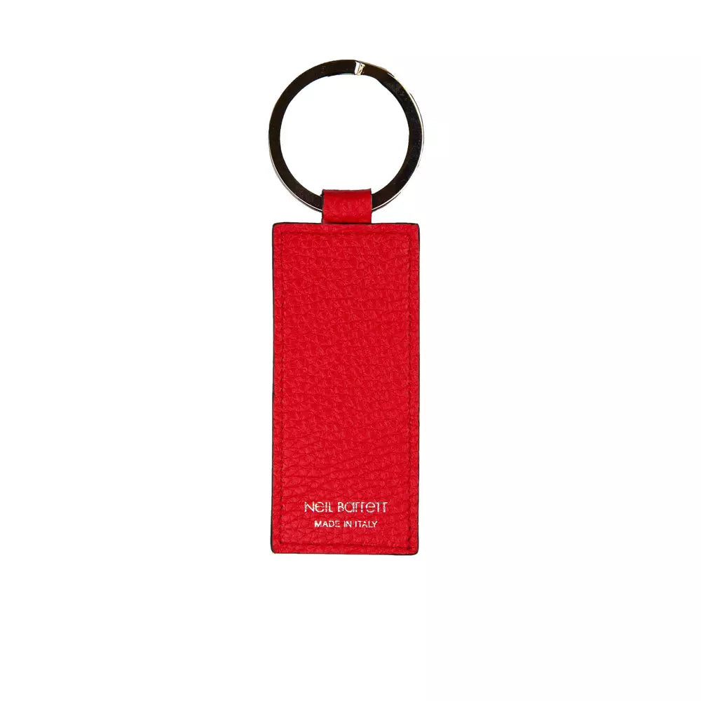  - Red Leather Men Keychain