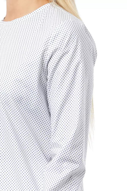  - White Cotton Women Shirt