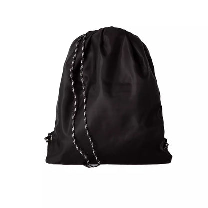  - Black Nylon Men Backpack