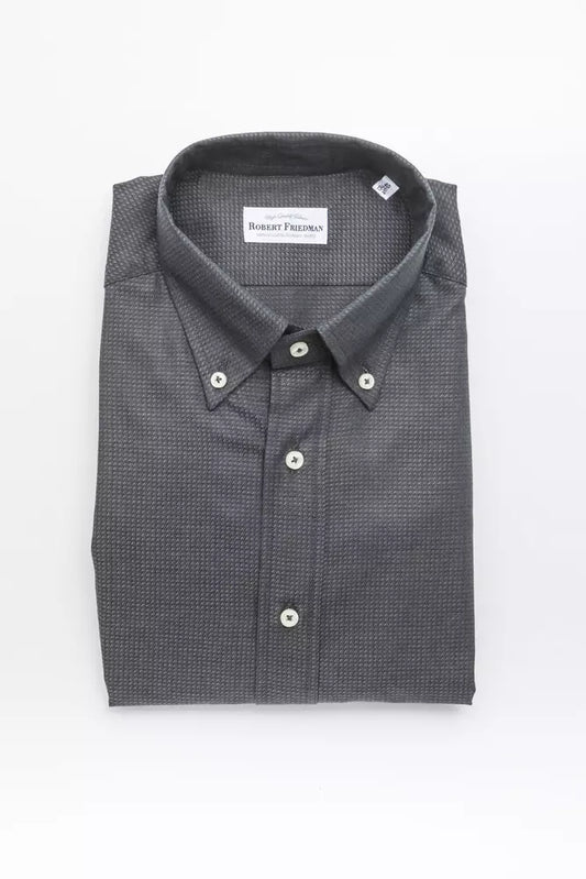  - Green Cotton Men Shirt