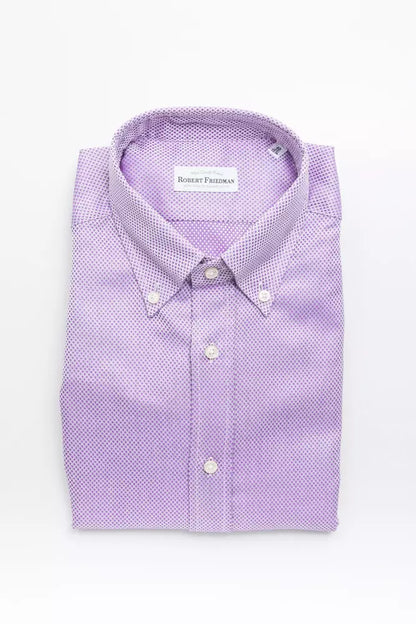  - Pink Cotton Men Shirt