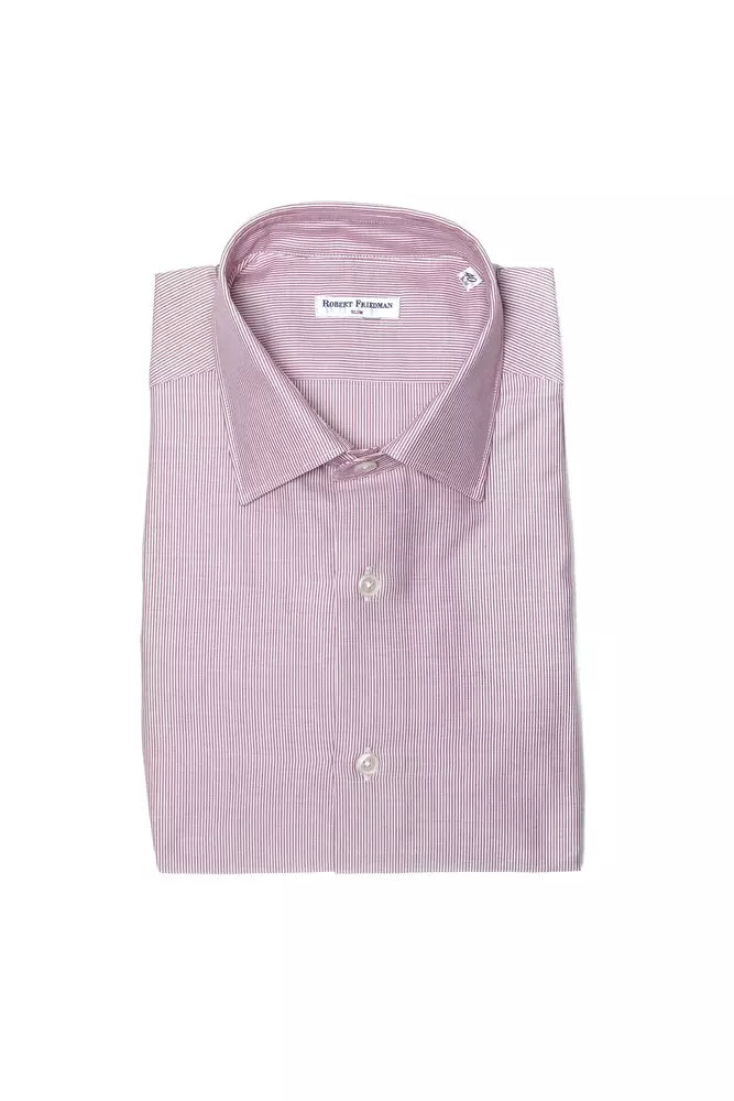  - Pink Cotton Men Shirt