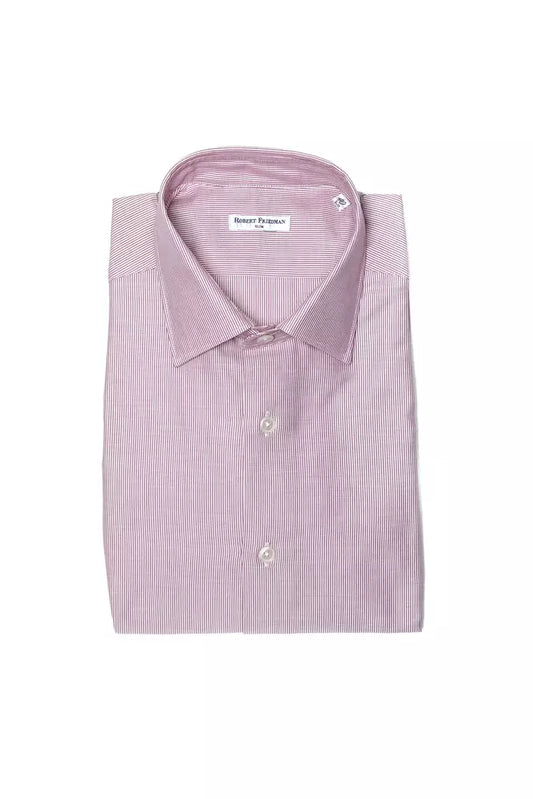  - Pink Cotton Men Shirt