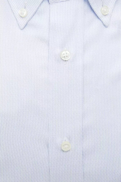  - Light Blue Cotton Men Shirt