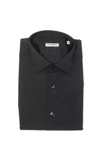  - Gray Cotton Men Shirt