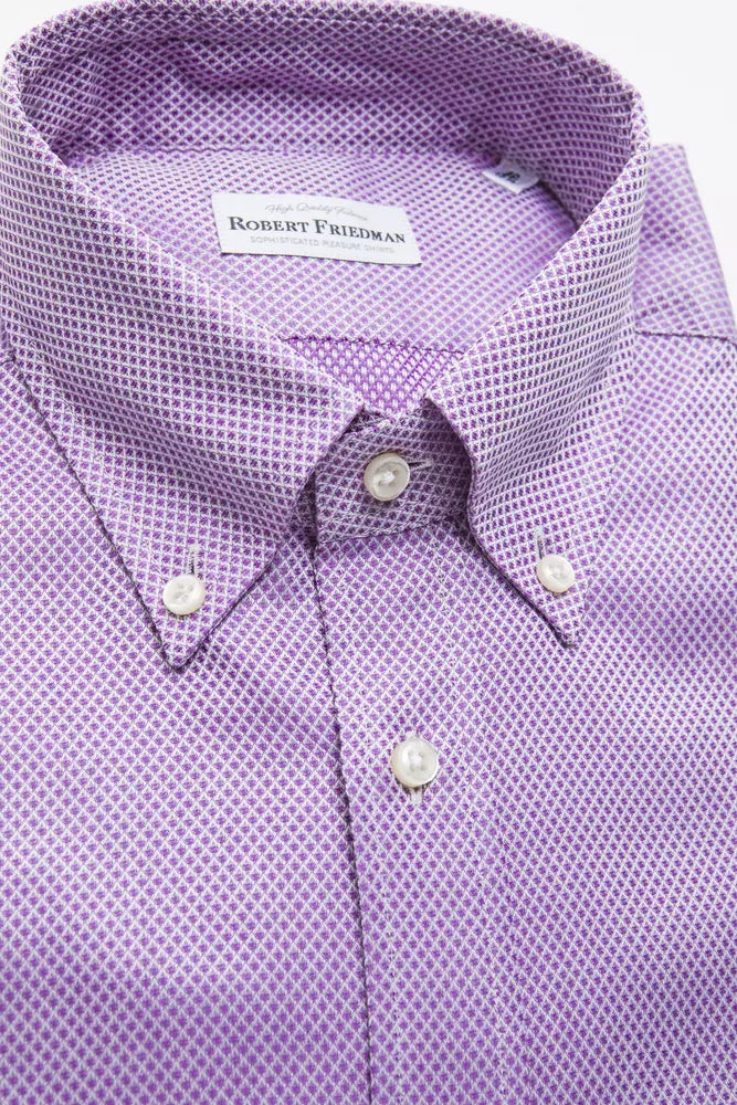  - Pink Cotton Men Shirt