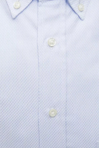  - Light Blue Cotton Men Shirt