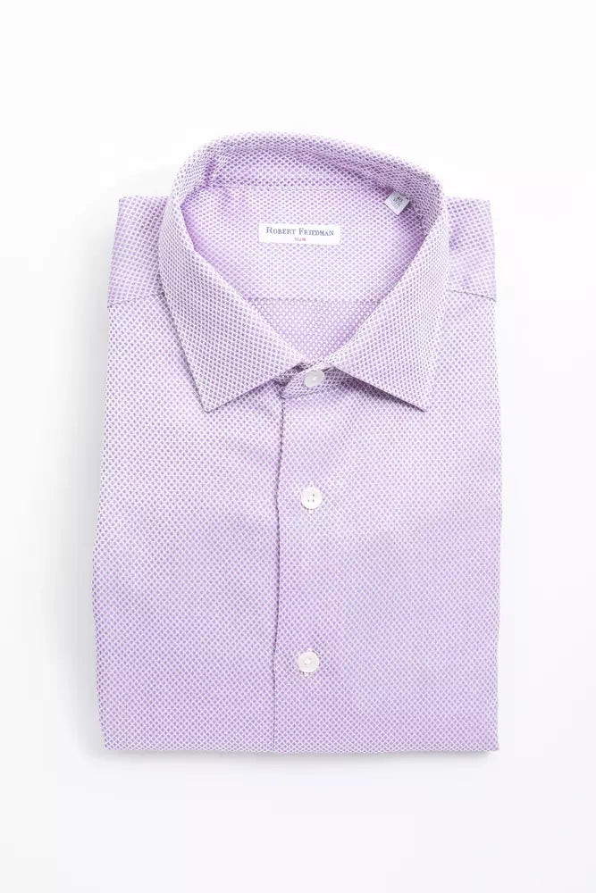  - Pink Cotton Men Shirt