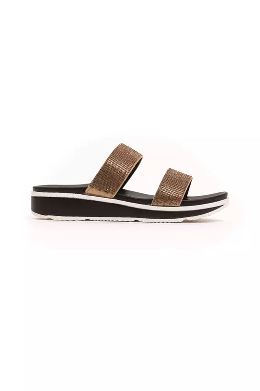 - Beige Textile Women Sandal