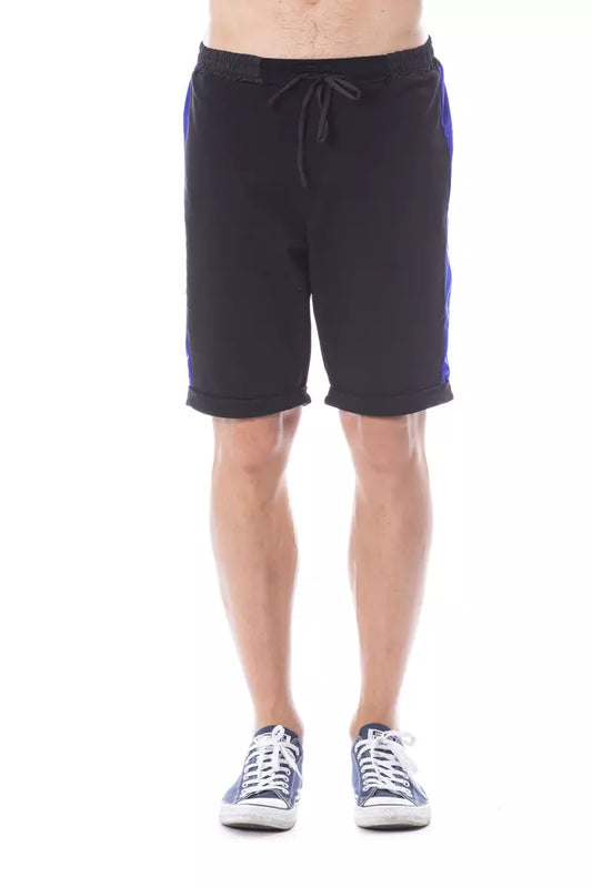 - Black Cotton Men's Short