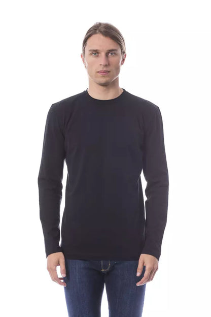  - Black Cotton Men T-Shirt