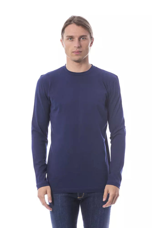  - Blue Cotton Men T-Shirt