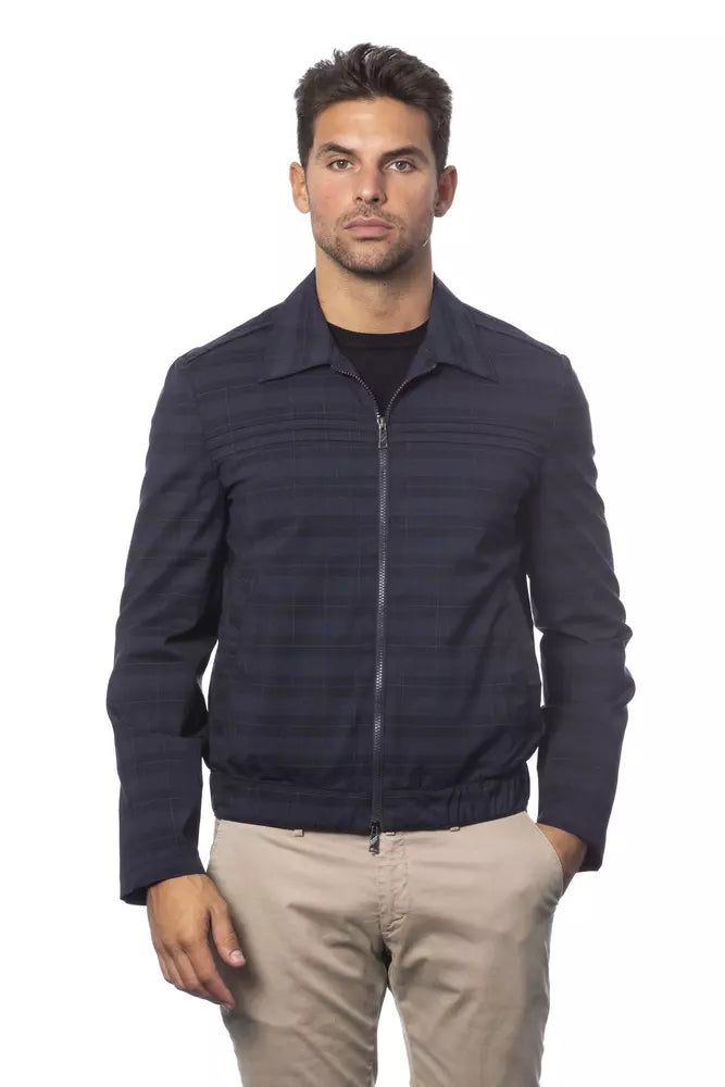  - Elegant Wool Blend Bomber Jacket