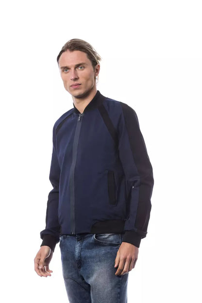  - Blue Viscose Men Sweater