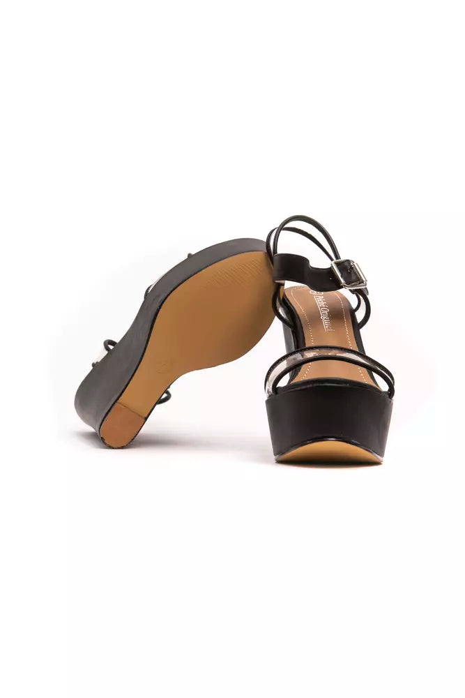  - Black Polyethylene Women Sandal