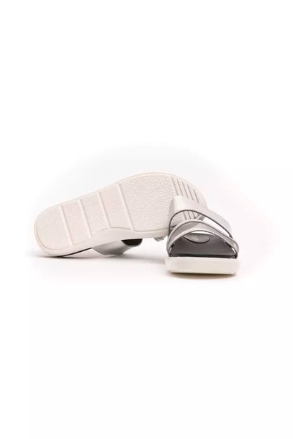  - Silver Polyethylene Women Sandal