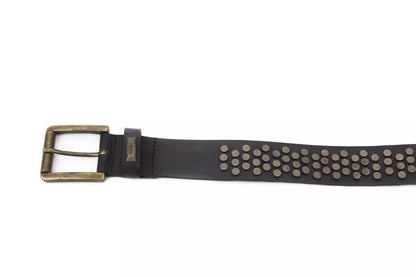  - Black Leather Women Belt