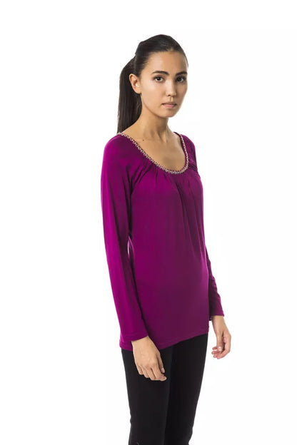  - Purple Viscose Women Top