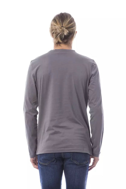  - Gray Cotton Mens TShirt