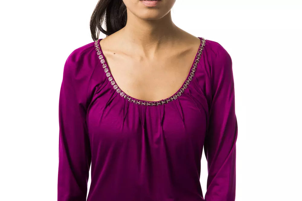  - Purple Viscose Women Top