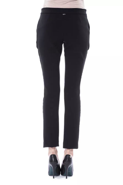  - Black Acrylic Women Pants