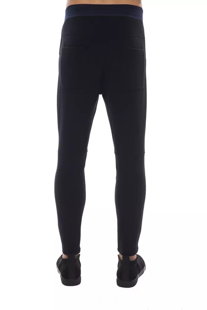  - Black Polyamide Men Pants