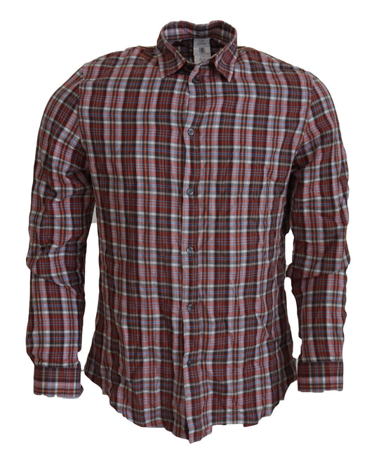  - Multicolor Cotton Casual Men's Shirt
