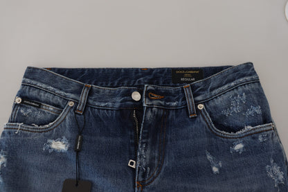  - Chic Tattered Denim Pants for the Modern Man