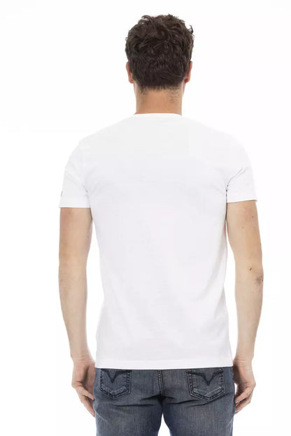 - Elegant V-Neck Short Sleeve T-Shirt