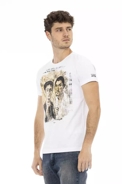  - White Cotton Men TShirt