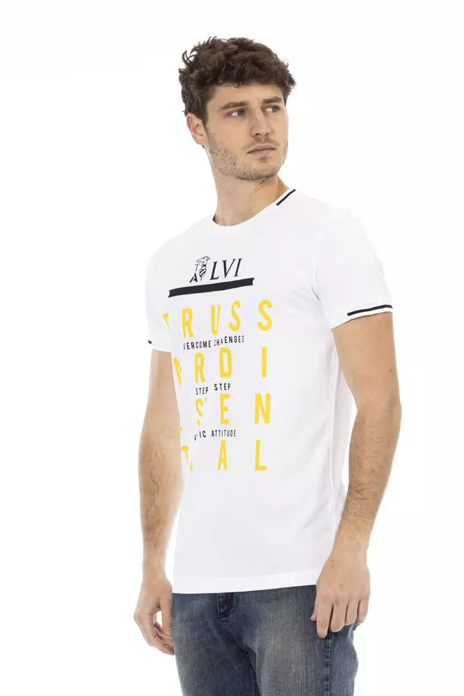  - White Cotton Men TShirt