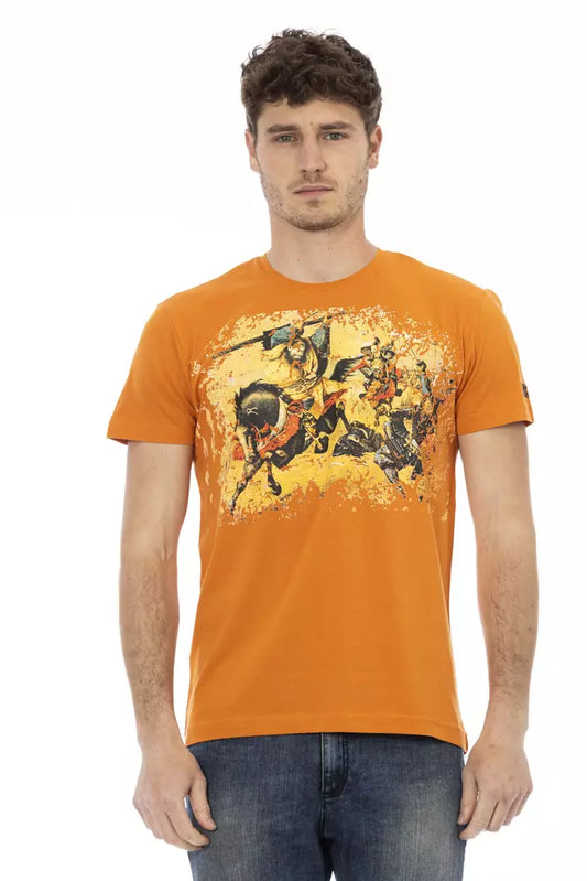  - Orange Cotton Mens TShirt