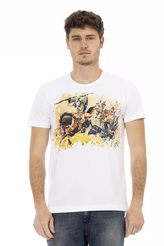 - White Cotton Men TShirt
