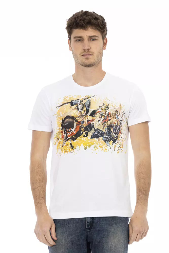  - White Cotton Men TShirt