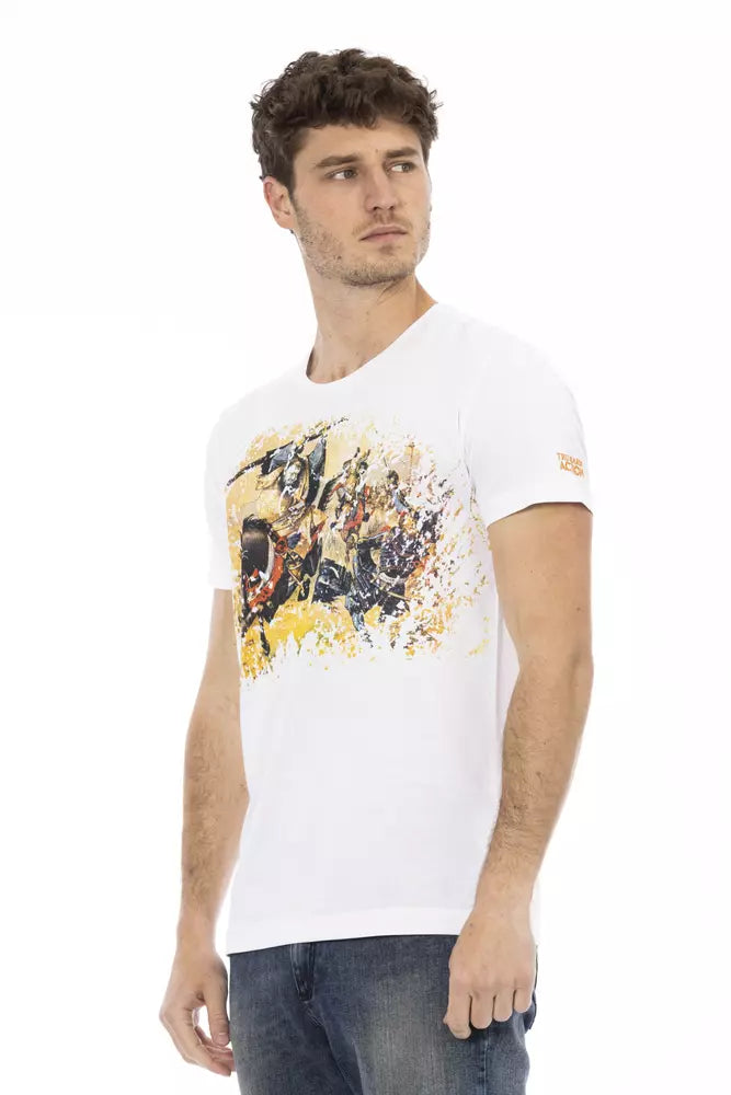  - White Cotton Men TShirt