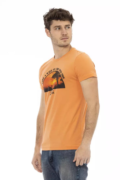  - Orange Cotton Men TShirt