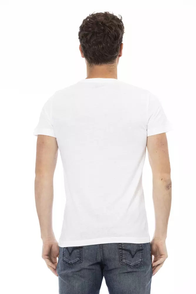  - White Cotton Men TShirt