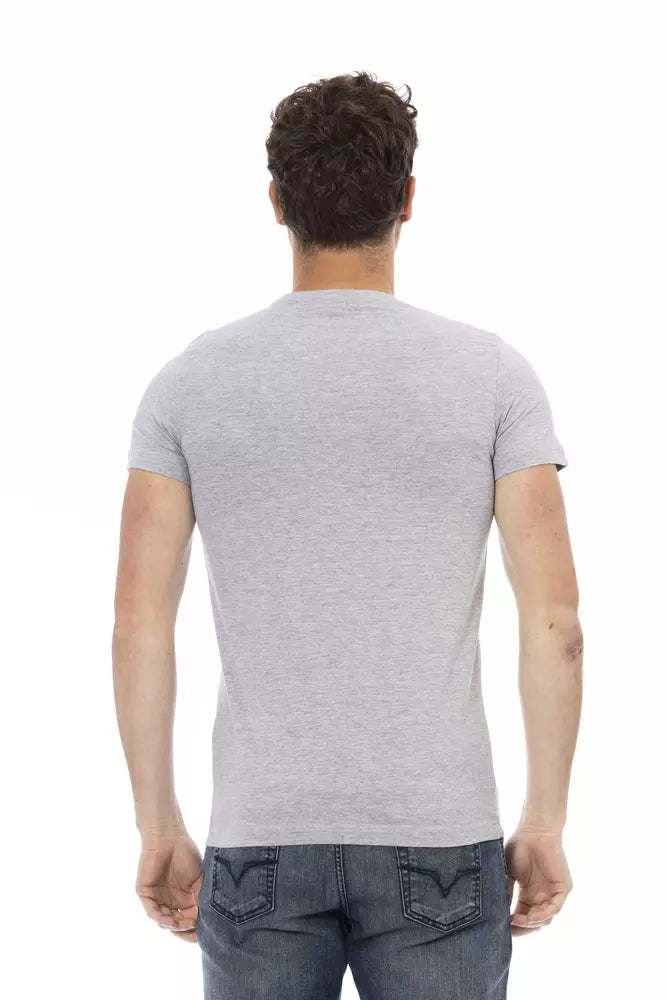  - Gray Cotton Mens TShirt