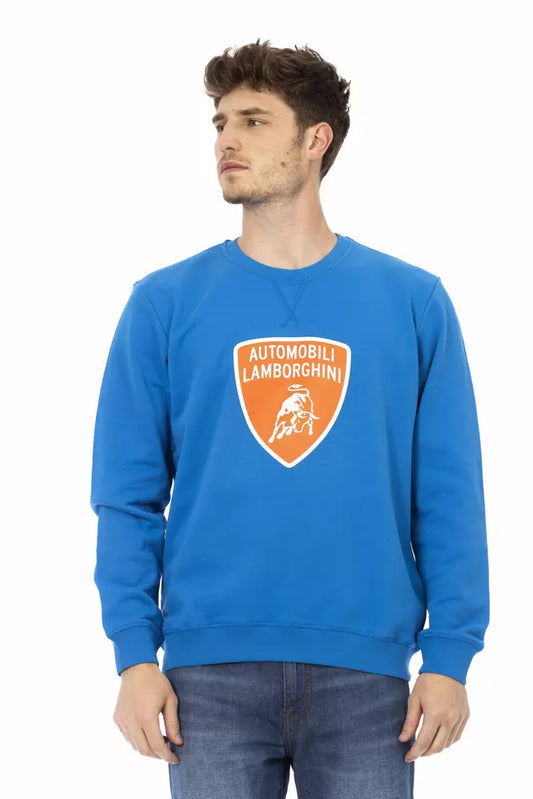  - Blue Cotton Men Sweater