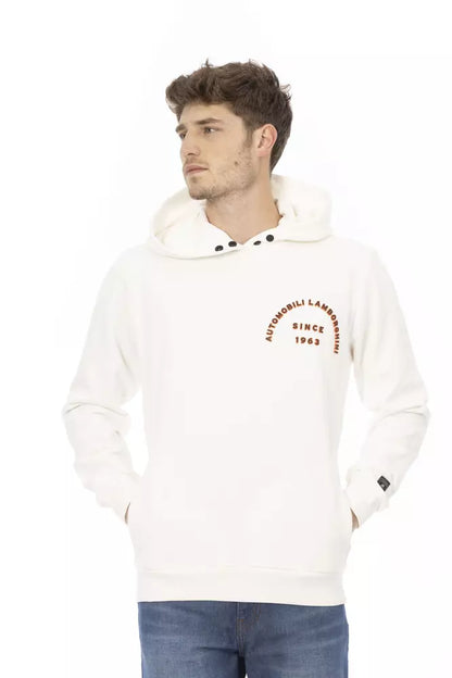  - White Cotton Men Sweater