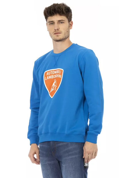  - Blue Cotton Men Sweater