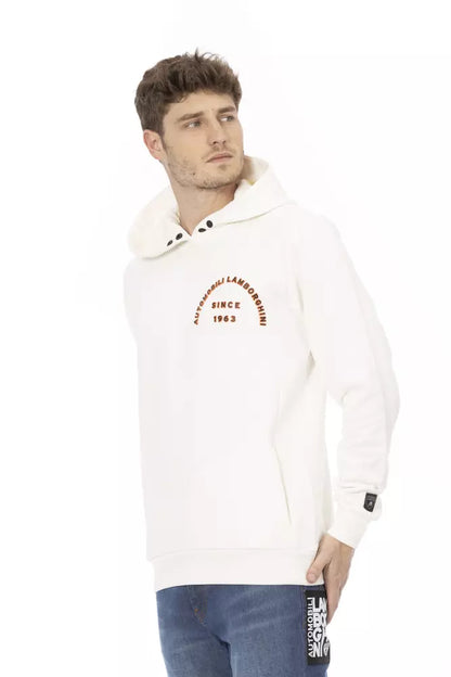  - White Cotton Men Sweater